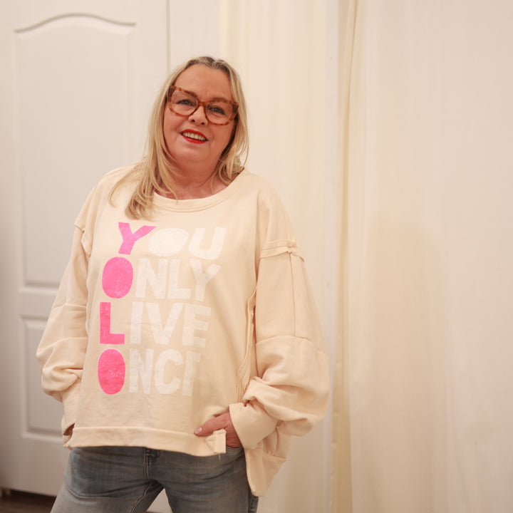 Sweatshirt mit Druck