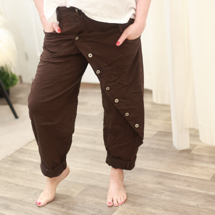 Hose mit Überschlag