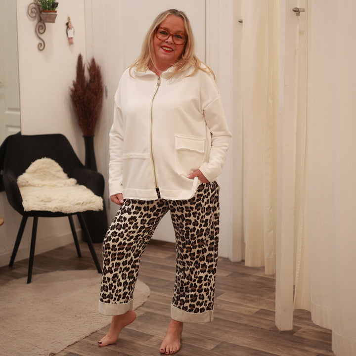 Sweatjacke mit Kaputze