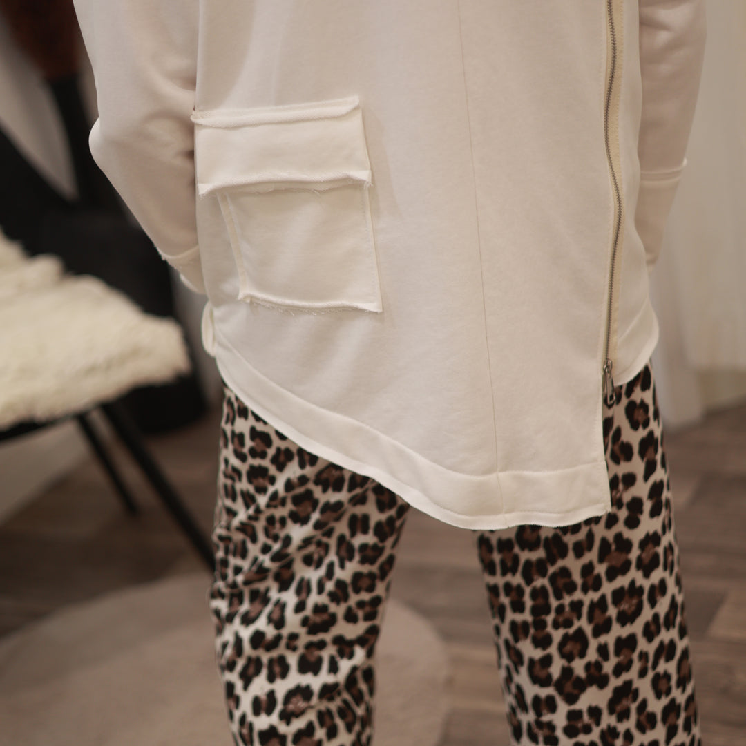 Sweatjacke mit Kaputze